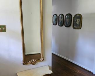 Piers mirror and bench base