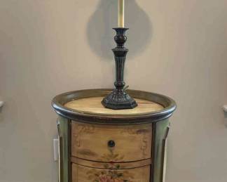 Decorative Side Table and Lamp