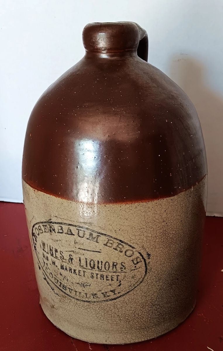Antique Jug , Rosenbaum Bros Wines & Liquors, 1 Gallon, Louisville KY 