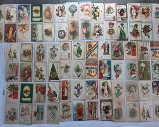 Antique Post Cards: GAR, Christmas, NewYs, Most Holidays, 76 Cards
