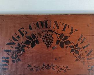 Original Wine Crate Advertising Panel, Jaques Brothers (Brotherhood Winery) Washingtonville
Part of a original wine crate from winery before the name change to Brotherhood