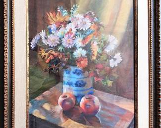 J.S. Howell, Pastel still life, Morristown NJ frame: 25x 31 inch
John S. Howell (1905-?)
Good condition