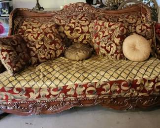 Ornate sofa