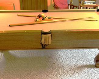 This beautiful table is located upstairs. Please be prepared with your own labor to move it at the end of either sale day.