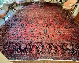 Beautiful large Sarouk rug.