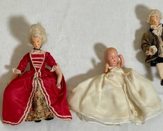 1950's German doll house dolls.