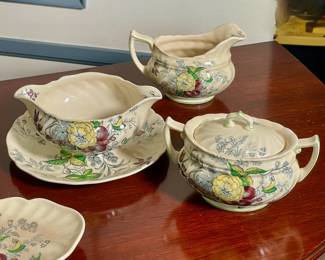 103 piece Royal Doulton dinnerware in "Kirkwood" pattern.