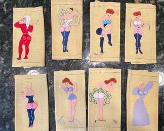 Vintage cocktail napkins.