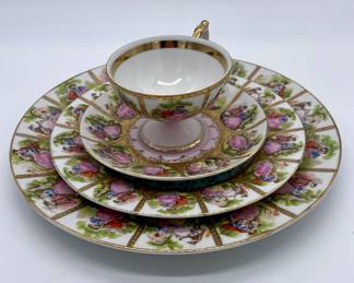 48 piece Vienna style dinnerware. 