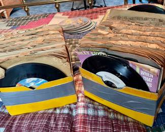 1960's and 1970's Albums and 45's.