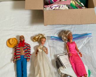 1968 "Tan" Ken and Barbies.