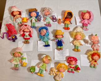 Vintage Strawberry Shortcake dolls.