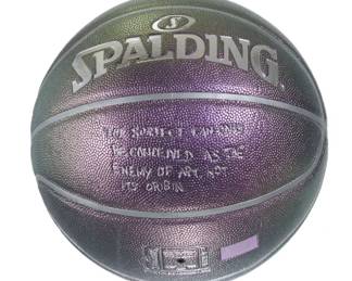 Rare Supreme Spalding Bernadette Corporation Iridescent Basketball, New
Lot #: 8