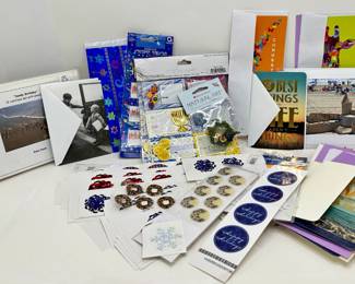 Gift Tags, Dozens Of Unused Greeting Cards & Hundreds Of Stickers
Lot #: 77