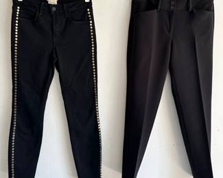 L'Agence Pants With Studs, Size 25 & Hampshire Talbot's Dress Pants, Size 0 Petitie
Lot #: 25