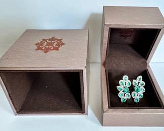 14K Gold 6.75ctw Natural Colombian Emerald & Diamond Classic Split Ring, Size 6 (See Last Photos Description)
Lot #: 4