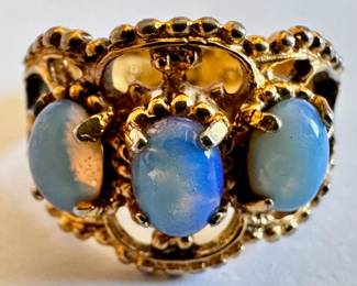 18KT H.G.E. Heavy Gold Electroplated Ring, Size 7.5
Lot #: 29