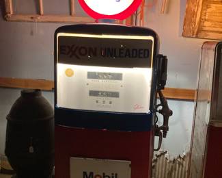 Mobil gas station pump 