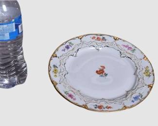 9. Meissen Porcelain Floral Pattern Plate