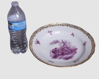 16. Pink and White Meissen Porcelain Bowls