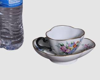 25. Meissen Porcelain Teacup and Saucer