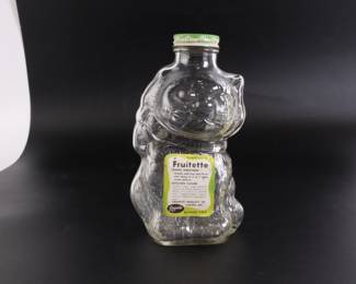 Lot 5771 Vintage Cat shaped Fruitette Grapette Bottle Bank