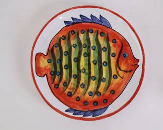 Lot 5781 Vietri Fish Plate