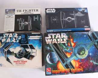 Lot 5825 Imperial Starfighter Model Kit 4Pack