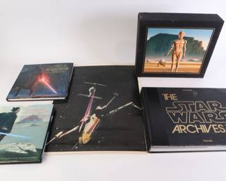 Lot 5827 Star Wars Art Book Collection