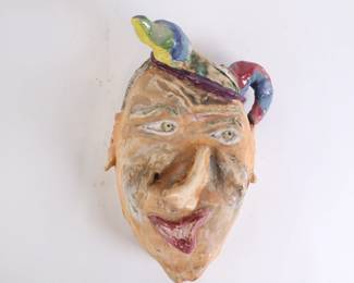 Lot 6298 Hand Crafted Mardi Gras MaskWall Decor