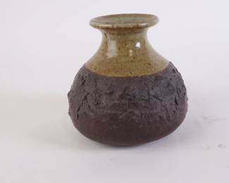 Lot 6301 Plum Colored Pottery Vase