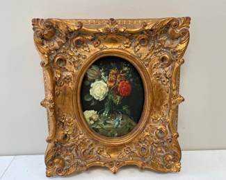 Lot 6520 Still Life of Flowers in Glass Vase  Reproduction after Johann Amandus Winck