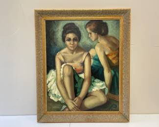 Lot 6524 Ballerinas on a Break  signed P.