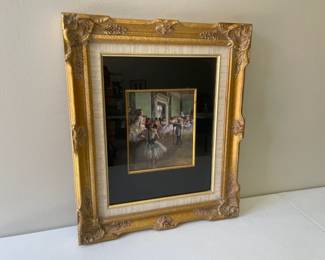 Lot 6529 The Dance Class  Edgar Degas Print  Ballet Dancers
