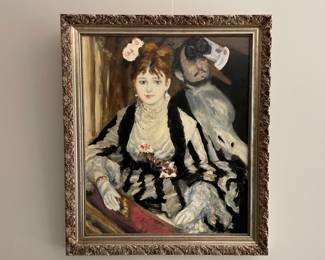 Lot 6541 La Loge The Theatre Box  Renoir  Copy Reproduction