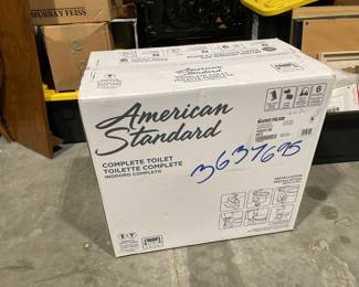 Lot 6551 New unopened American Standard Toilet