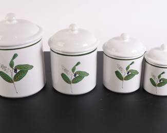 Lot 7137 4 Piece Cannister Set