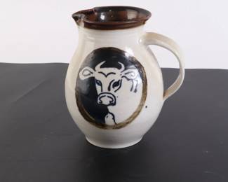 Lot 7138 Cow Pottery Pitcher