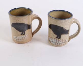 Lot 7145 Pair of MugsMonroe Salt Works Pottery
