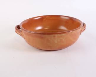 Lot 7153 Large Handled Pottery Bowl