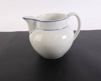 Lot 7152 Blue and White Ceramic Pitcher