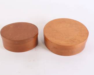 Lot 7159 Wooden Shaker Boxes  Fryes Measure Mill