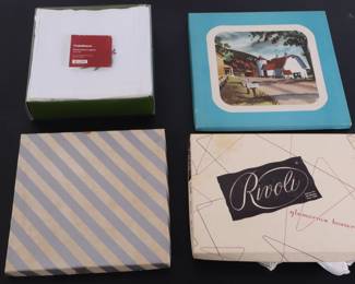 Lot 7171 Lot of Vintage Handkerchiefs and Crate and Barrel Berries Dinner Napkins