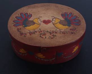 Lot 7172 Set of 4 Hand Painted Shaker Style Nesting Boxes