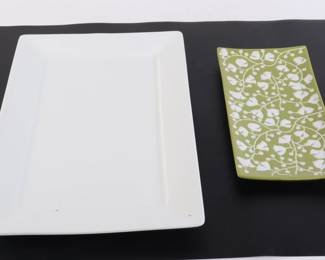Lot 7239 2 Ceramic Trays