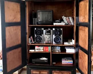 Tv Armoire with Doors