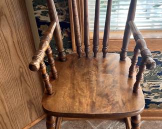 Antique Carved Highchair 