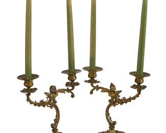 Antique French Candleabras