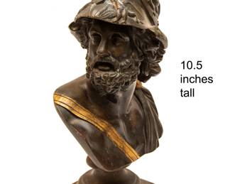 Bronze Bust of Ajax 19th Century