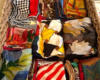 Lots of Silk Scarfs